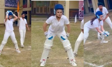 Urvashi Rautela Unveils Next Bollywood Movie in Unique Cricket-Themed Announcement