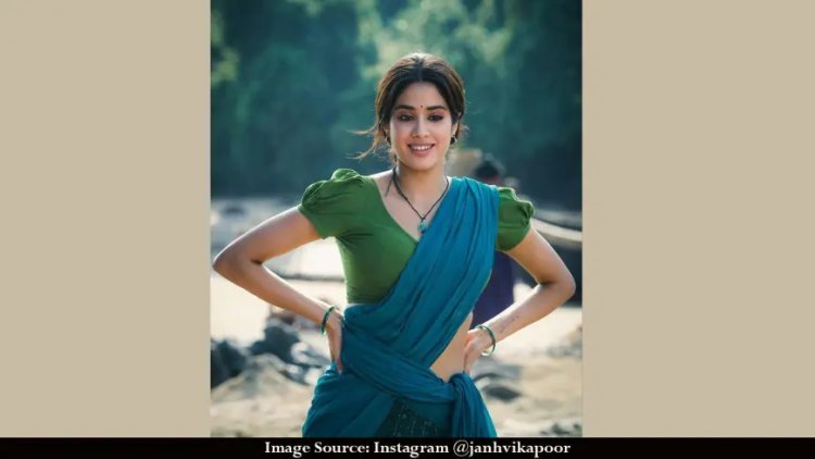Janhvi Kapoor's South Indian Debut as a Village Belle in 'Devra' Marks a Stylish Transformation in Indian Cinema