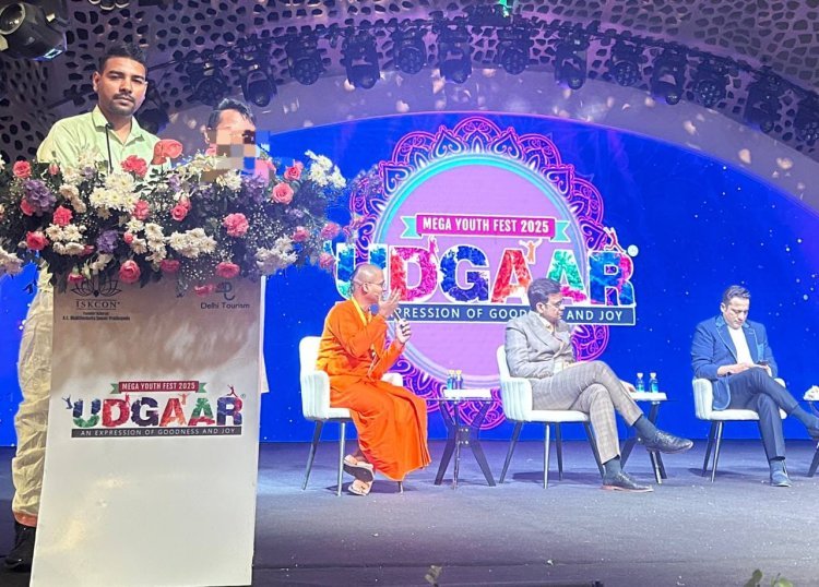 Celebrity Host Harshit Dhingaun at the World’s Biggest Influencers Summit – ISKCON Creators Summit